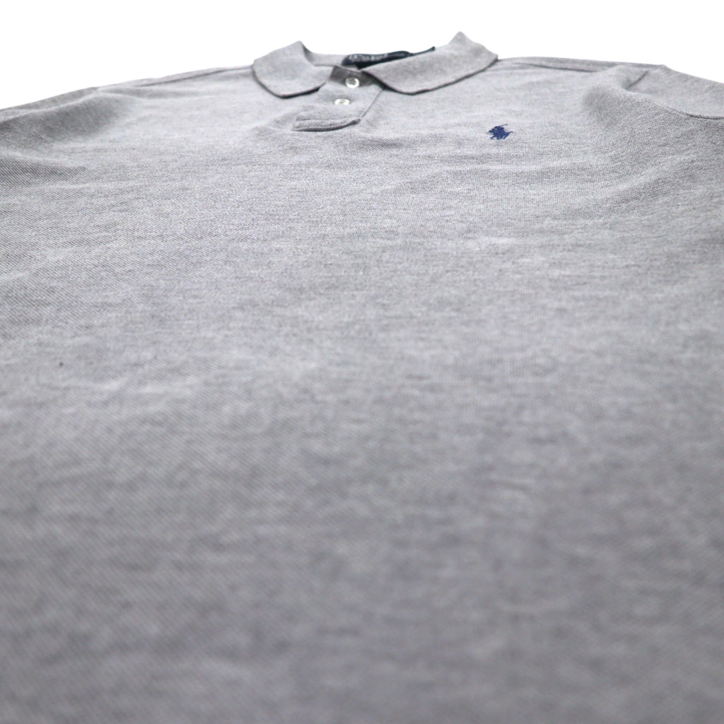 Polo by Ralph Lauren Polo Shirt, XL, Grey, Cotton, Pique, Small Pony Embroidery