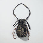 Leh Shoulder Bag DOME TYPE BAG (ANTIQUE INDIGO) Antique Wool Sashiko LONELY PLANET 861