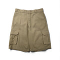 Dickies Loose Fit Baggy Short Cargo Pants, XL, Beige, Polyester and Cotton, Below the Knee