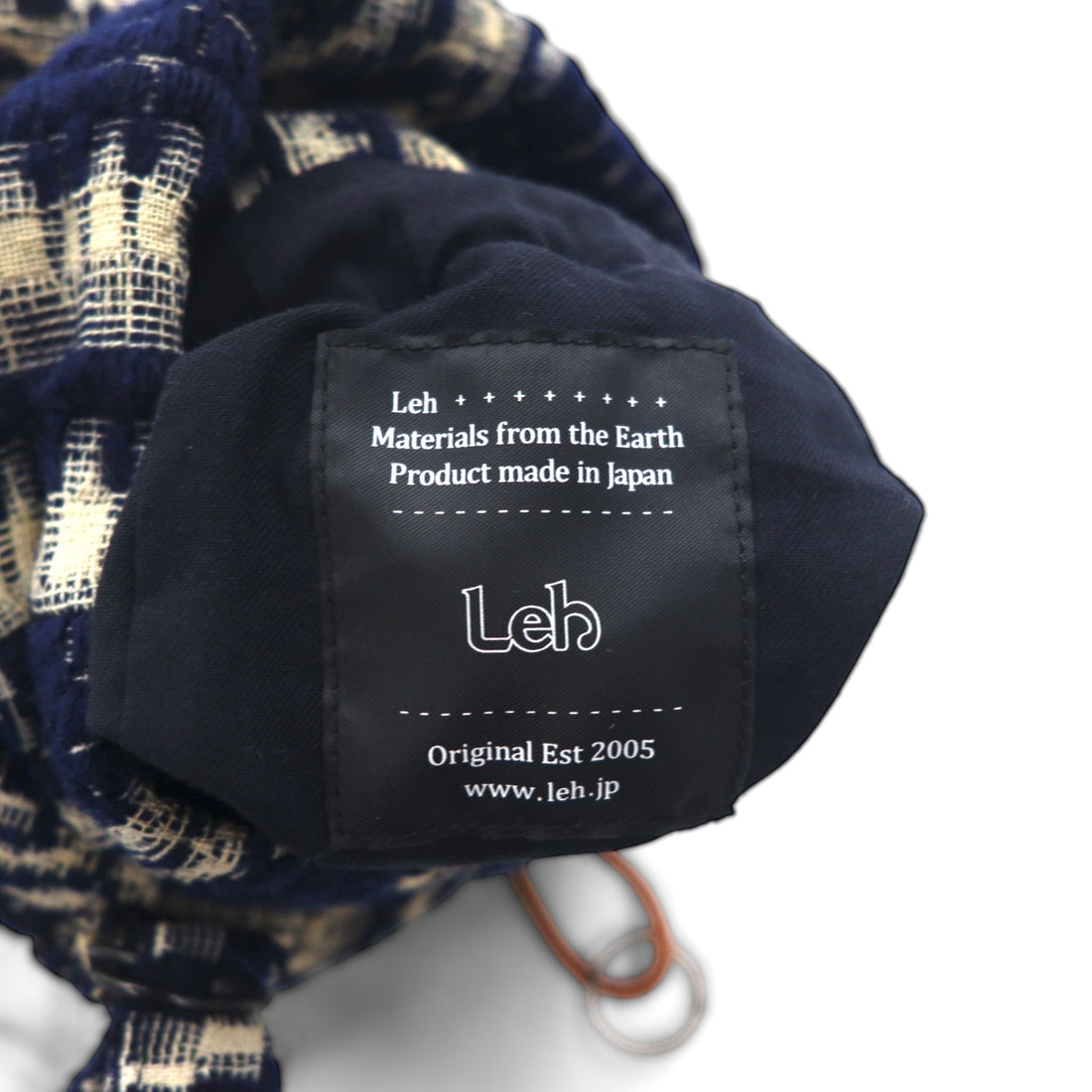 Leh Shoulder Bag DOME TYPE BAG (ANTIQUE INDIGO) Antique Wool Sashiko LONELY PLANET 861