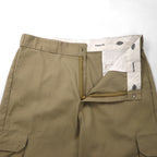 Dickies Loose Fit Baggy Short Cargo Pants, XL, Beige, Polyester and Cotton, Below the Knee
