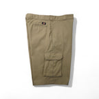 Dickies Loose Fit Baggy Short Cargo Pants, XL, Beige, Polyester and Cotton, Below the Knee