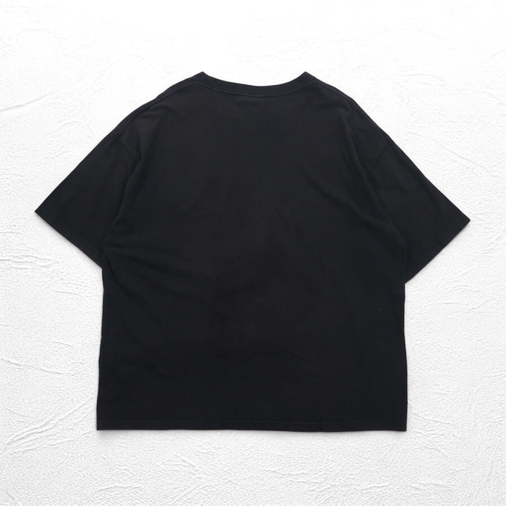 Hard Rock CAFE 90年代 プリント Tシャツ 2XL ブラック コットン ビッグサイズ ROME
