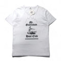 Mr. GENTLEMAN Tシャツ M ホワイト コットン HUNTING MOUNTAIN TEE 未使用品