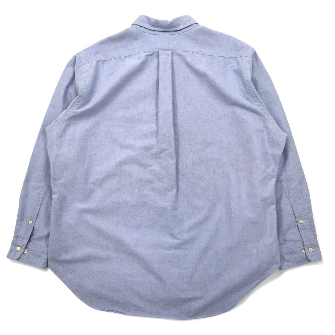 Ralph Lauren 90年代 オックスフォード ボタンダウンシャツ XL ブルー コットン CLASSIC FIT スモールポニー 刺繍