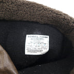 SOREL スノーブーツ 1964 パックナイロン レインブーツ 26cm ブラウン 防水 ボア フェルトインナー着脱式 NM1440-231