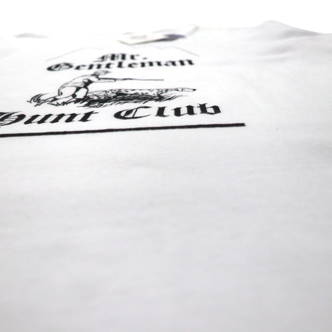Mr. GENTLEMAN Tシャツ M ホワイト コットン HUNTING MOUNTAIN TEE 未使用品