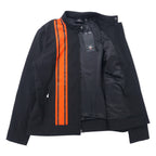HARLEY DAVIDSON Racing Jacket Riders Jacket XL Black Polyester Back Logo Print Hood Detachable JACKET-STRIPE BLACK 97439-21VW Unused