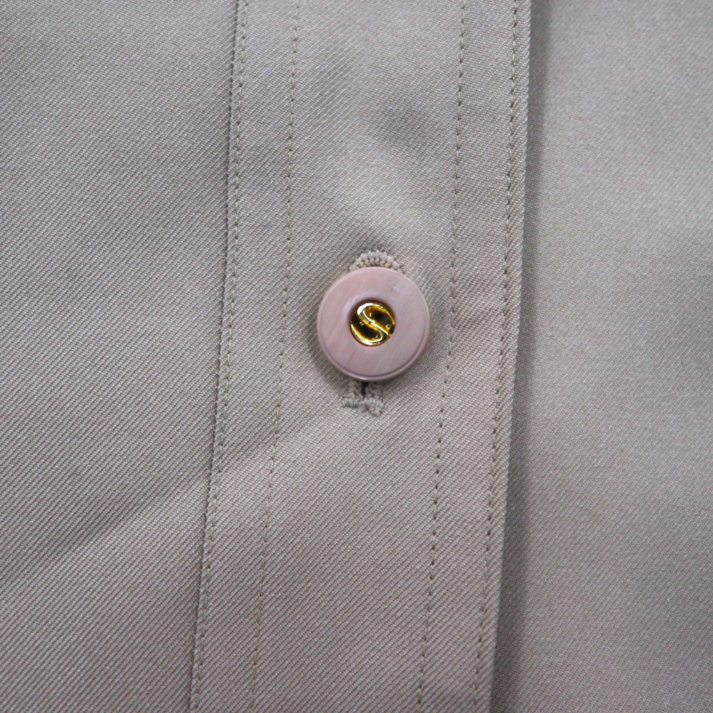BLUE FLAG (SANYO) Stand collar trench coat L Beige Polyester Belted Made in Japan