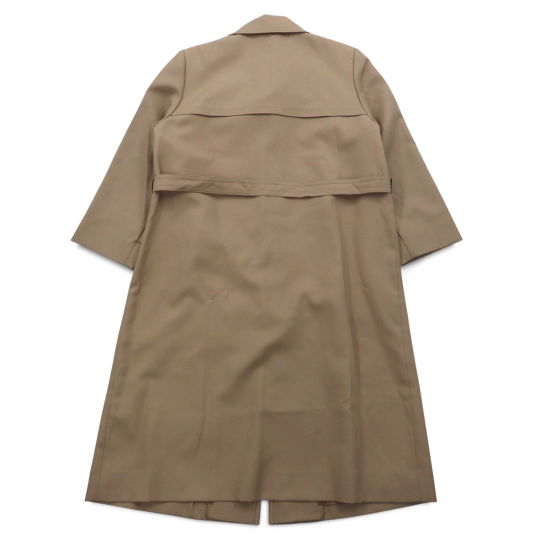 BLUE FLAG (SANYO) Stand collar trench coat L Beige Polyester Belted Made in Japan