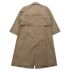 BLUE FLAG (SANYO) Stand collar trench coat L Beige Polyester Belted Made in Japan