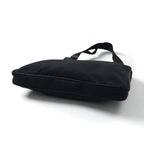 PRADA Crossbody Shoulder Bag in Black Nylon with Triangle Logo Plaque, Made in Italy