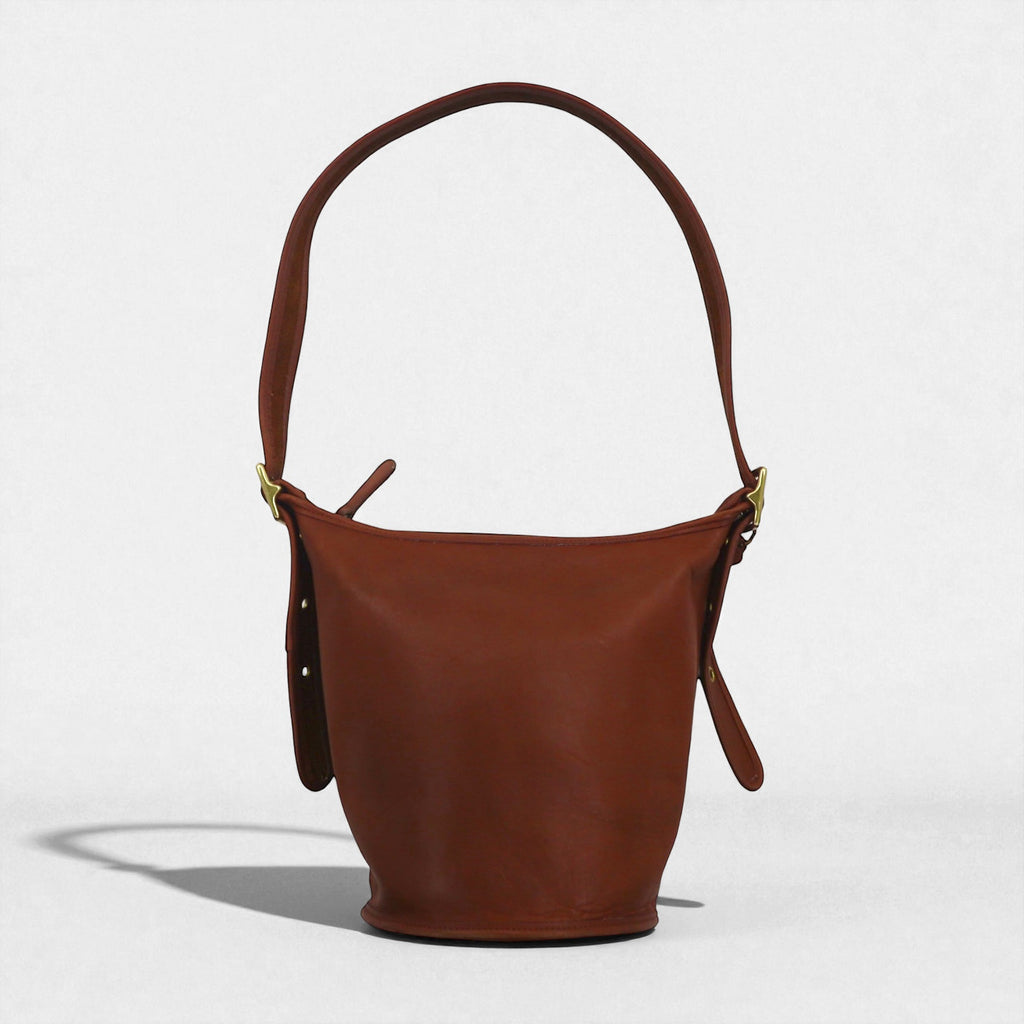 Vintage Coach 9953 Bucket Shoulder Bag, Made in the USA, Leather, Cowhide