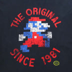 Nintendo Official THE ORIGINAL SINCE 1981 T-shirt 2XL Black Super Mario Character Print