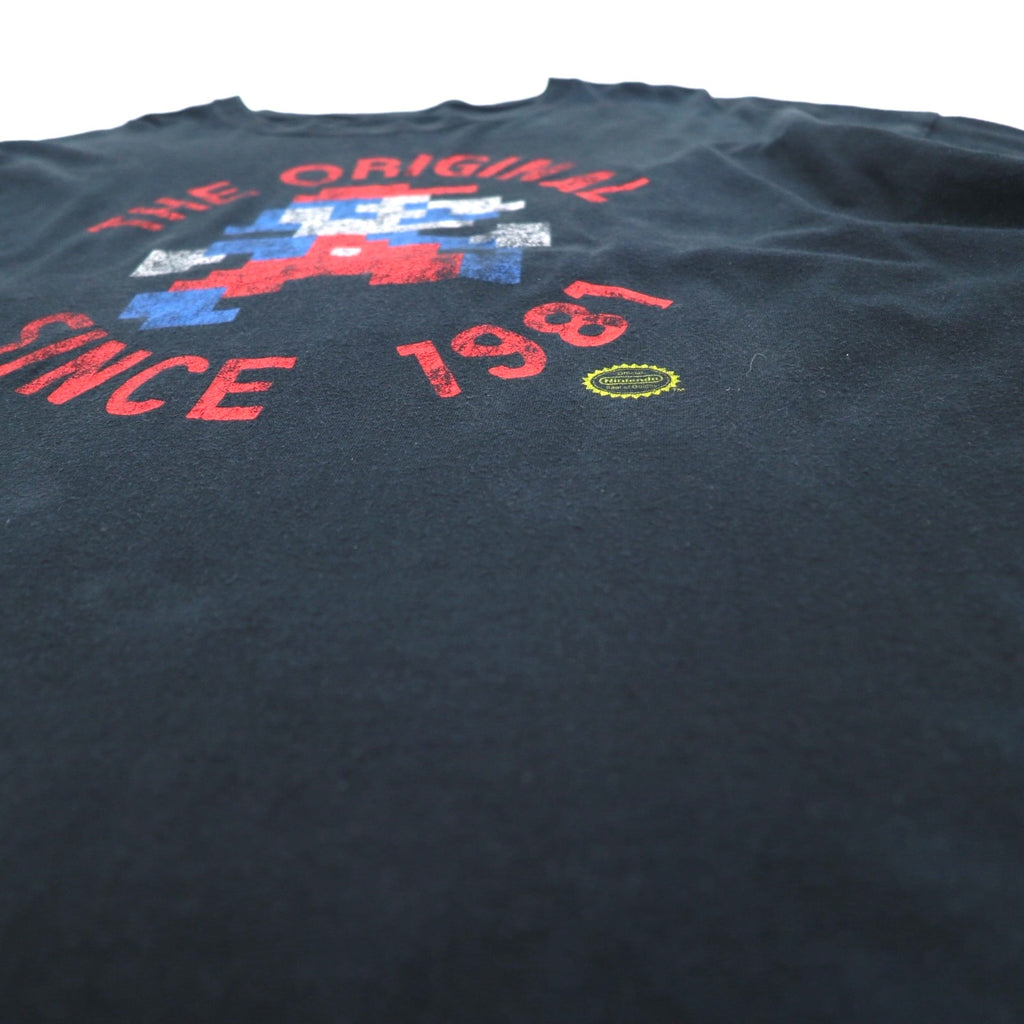 Nintendo Official THE ORIGINAL SINCE 1981 T-shirt 2XL Black Super Mario Character Print