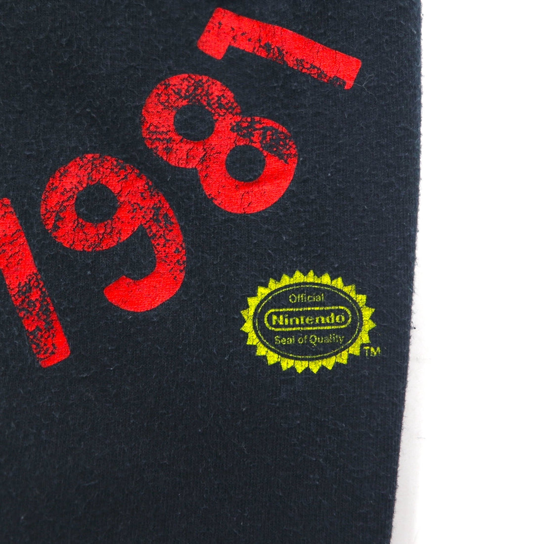 Nintendo Official THE ORIGINAL SINCE 1981 T-shirt 2XL Black Super Mario Character Print