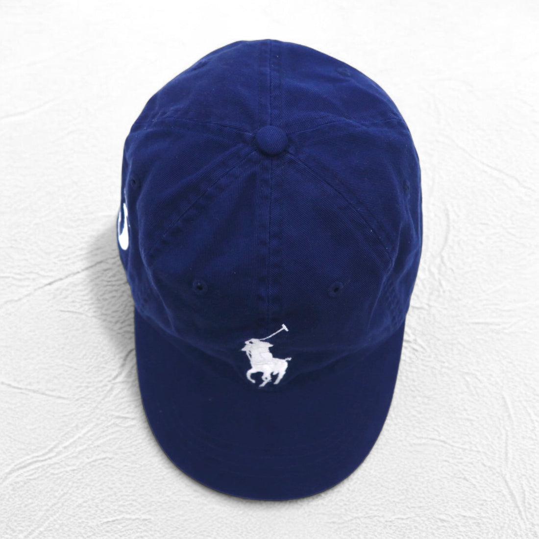 POLO RALPH LAUREN Big Pony 6 Panel Cap FREE Belt Navy Cotton