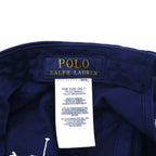 POLO RALPH LAUREN Big Pony 6 Panel Cap FREE Belt Navy Cotton