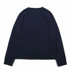 Champion elite V-neck sweatshirt, XL, navy, cotton, brushed lining, script logo