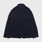 POST OVERALLS (POST O'ALLS) USA-Made Wool Melton Coverall, Size Small, Navy Wool Work Jacket