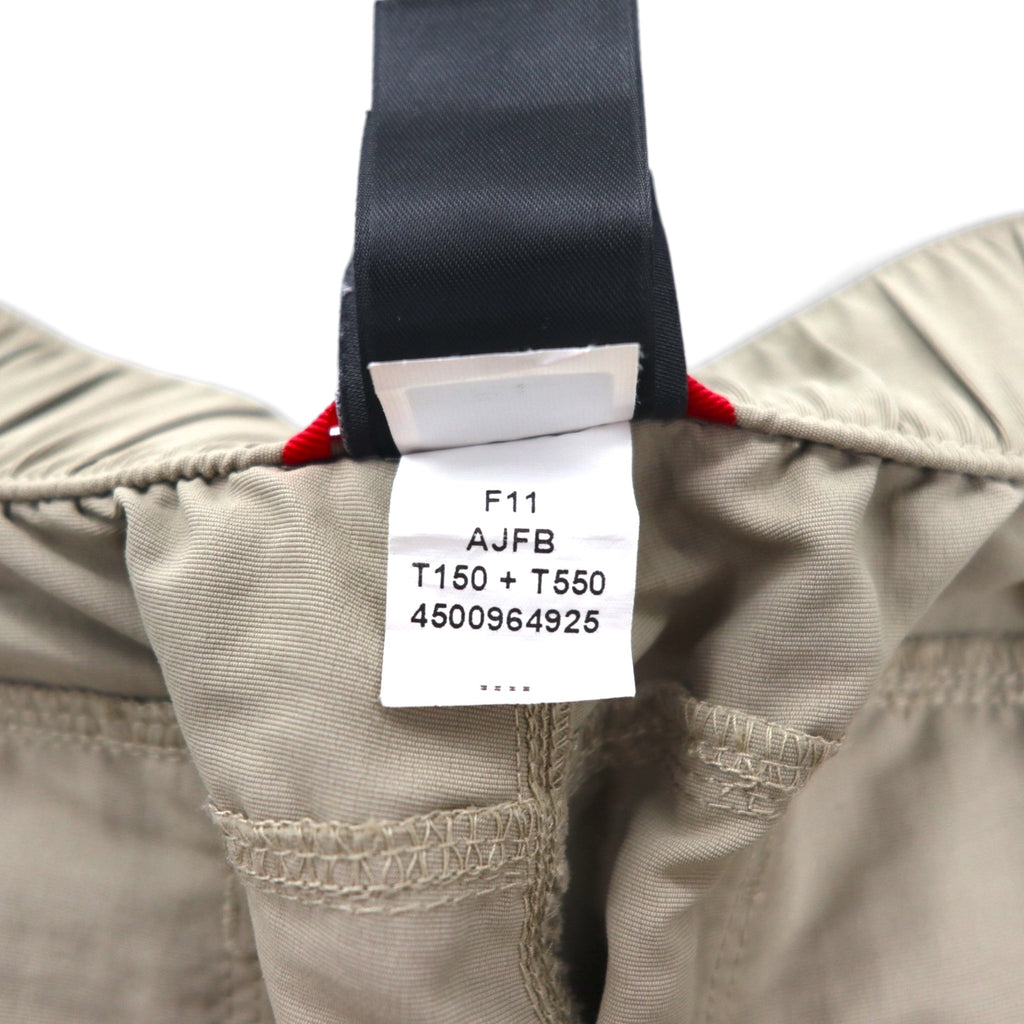 THE NORTH FACE Outdoor 2-Way Convertible Cargo Pants, Size M, Beige, Nylon, US Standard, AJFB