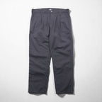 Carhartt WIP ABBOTT PANT I025813, pleated tucked chino work pants, size L, gray polyester.
