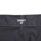 Carhartt WIP ABBOTT PANT I025813, pleated tucked chino work pants, size L, gray polyester.