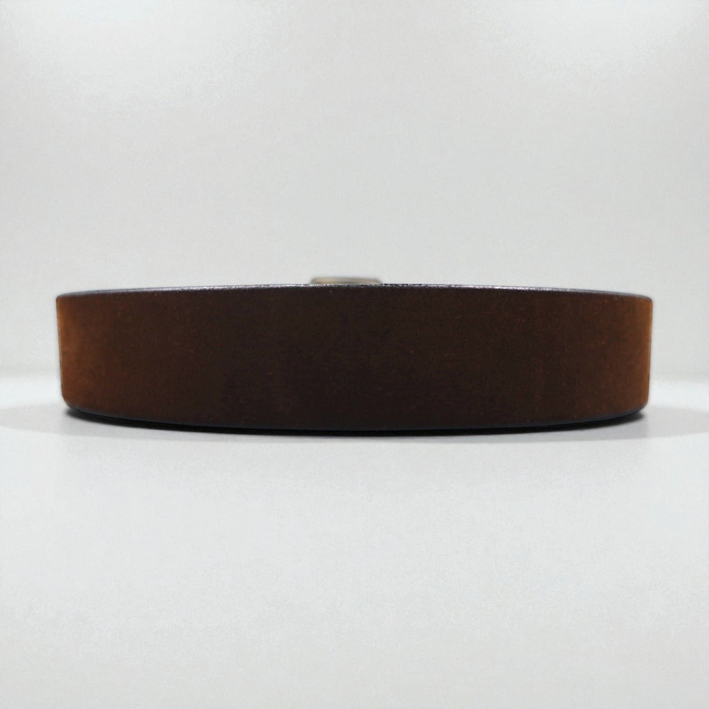 Polo Ralph Lauren suede belt, brown Italian leather, with gold buckle, 1326
