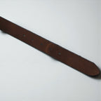 Polo Ralph Lauren suede belt, brown Italian leather, with gold buckle, 1326