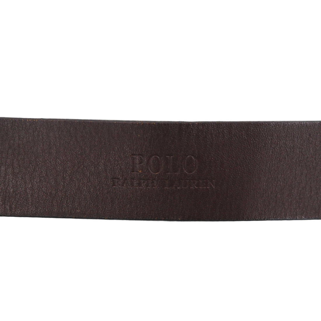Polo Ralph Lauren suede belt, brown Italian leather, with gold buckle, 1326