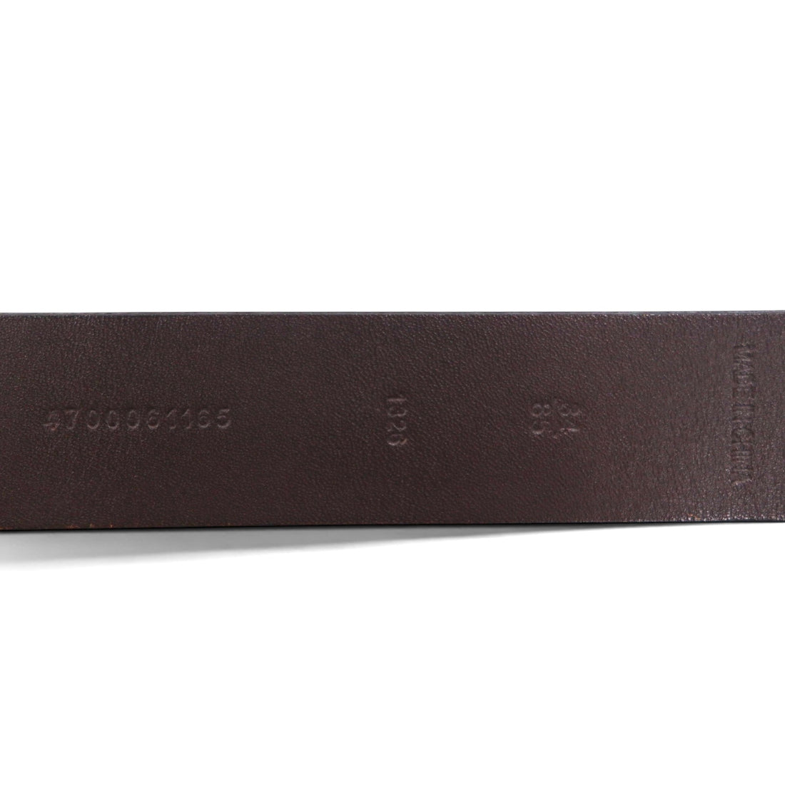 Polo Ralph Lauren suede belt, brown Italian leather, with gold buckle, 1326
