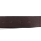 Polo Ralph Lauren suede belt, brown Italian leather, with gold buckle, 1326
