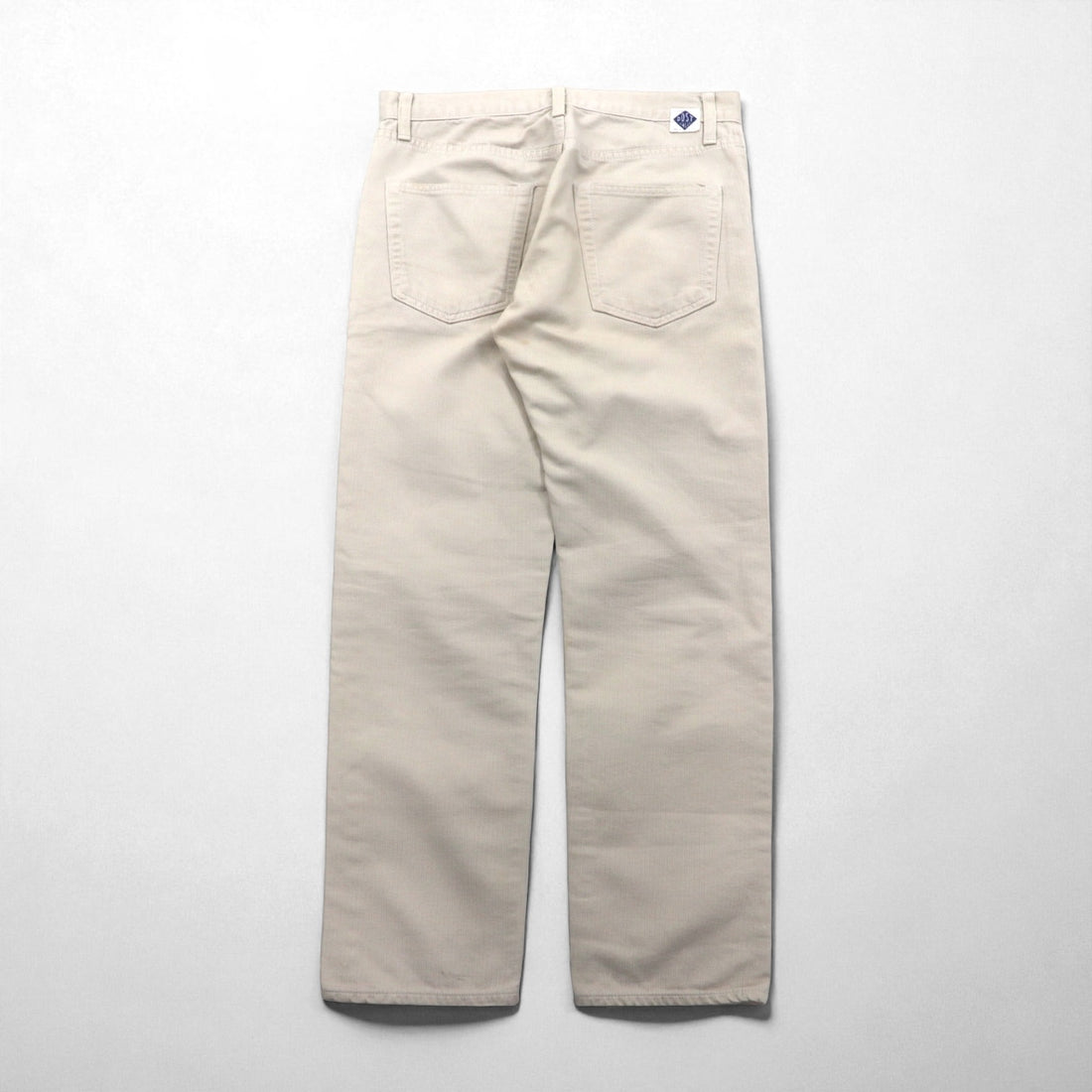POST OVERALLS (POST O'ALLS) USA-Made Corduroy Chino Work Pants, Size M, Beige, TALON Zip, 5-Pocket