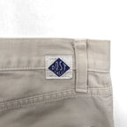 POST OVERALLS (POST O'ALLS) USA-Made Corduroy Chino Work Pants, Size M, Beige, TALON Zip, 5-Pocket