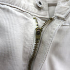 POST OVERALLS (POST O'ALLS) USA-Made Corduroy Chino Work Pants, Size M, Beige, TALON Zip, 5-Pocket