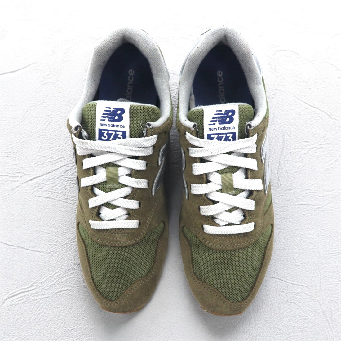 new balance 373 スエード スニーカー 27cm カーキ メッシュ ML373MN2