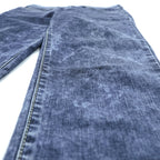 Wrangler Chemical Wash Tapered Denim Pants Jeans M Blue Stretch WM0167