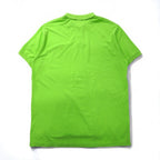 Polo by Ralph Lauren 90s Polo Shirt, Size XL, Green Cotton, Pique, Small Pony Embroidery, Made in Peru