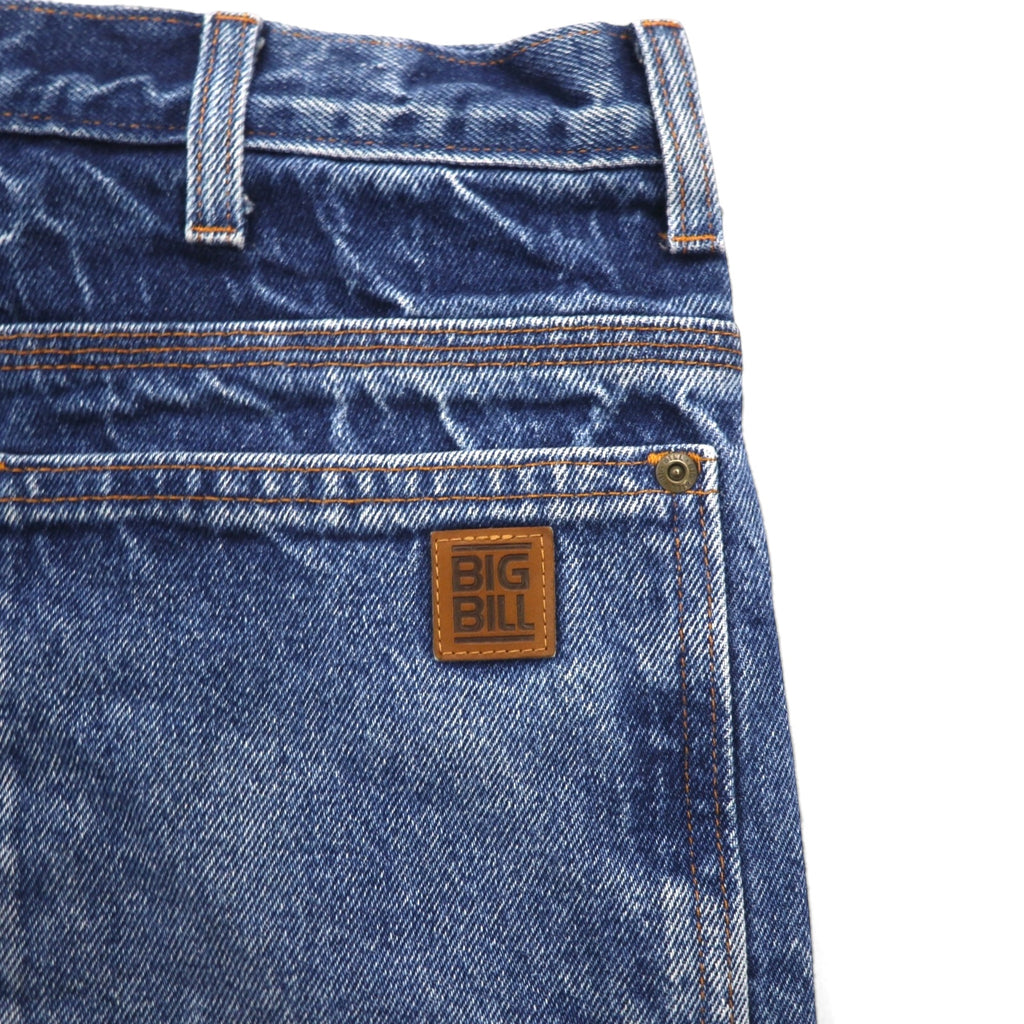 80s Vintage Carpenter Pants, Denim Jeans, Painter Pants, Size XL, Indigo, Big Bill, Suspender Buttons, Made in Canada