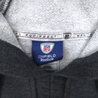 Reebok Pullover Hoodie 2XL Grey Fleece Lining Front Pocket NFL Houston Texans Big Size