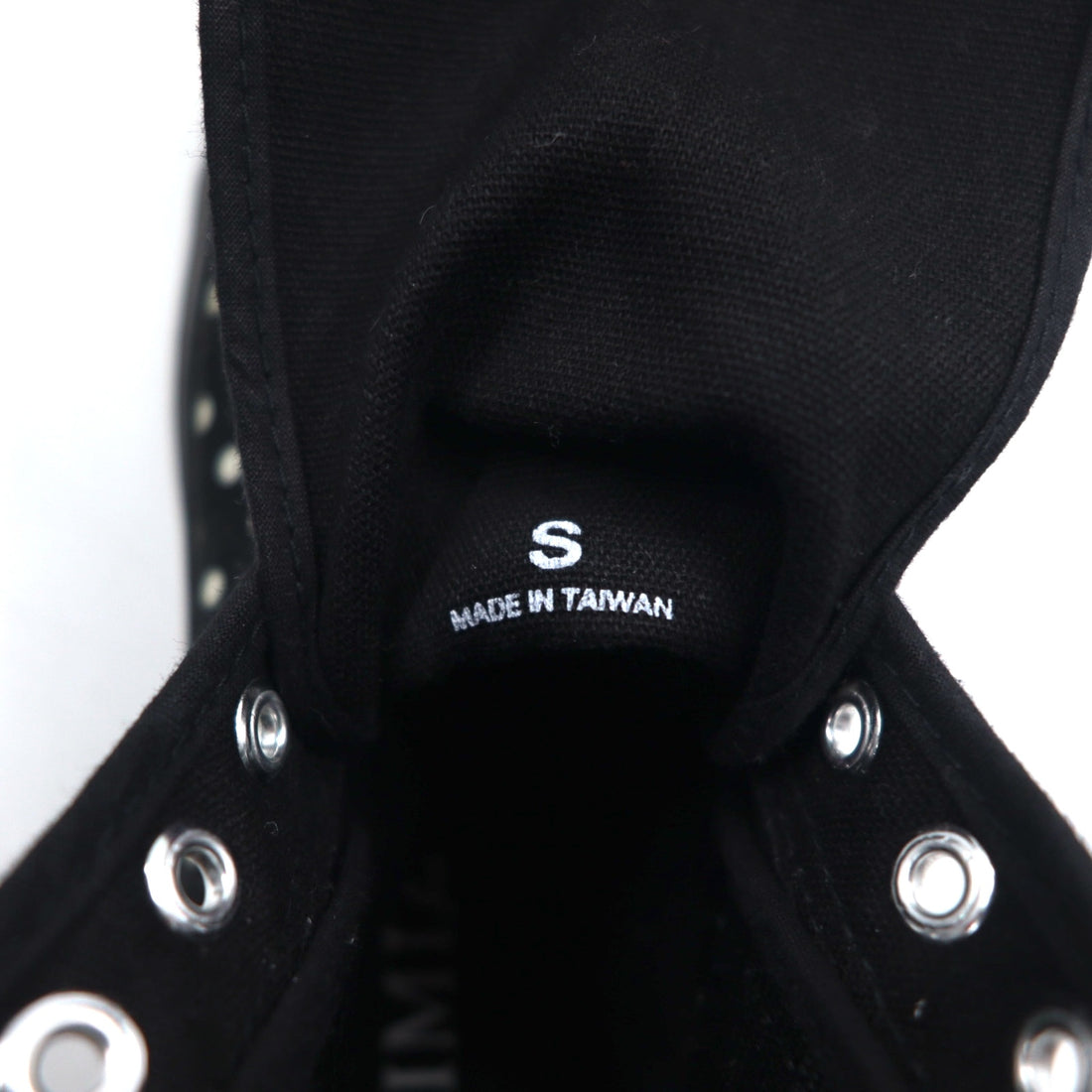 LIMI feu (YOHJI YAMAMOTO) Side gore sneakers 23cm Black canvas dot polka dot