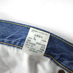 Levi's 503 Short Denim Pants, Size M, Indigo Blue with Leather Patch and Zipper Fly, 503-0035
