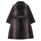 Vintage 60s Fur Coat Style by Fairmoor French 60s double-breasted fur coat FREE brown fur with belt
