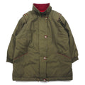 90s Military Insulation Coat, Padded Field Coat, Mod Coat, FREE Khaki, Quilted Liner, MULBERRY STREET