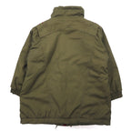 90s Military Insulation Coat, Padded Field Coat, Mod Coat, FREE Khaki, Quilted Liner, MULBERRY STREET