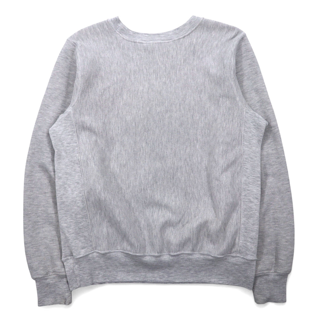 USA製 90年代 Gem SPORTSWEAR リバースウィーブ スウェット L グレー コットンPOWERS CATHOLIC プリント