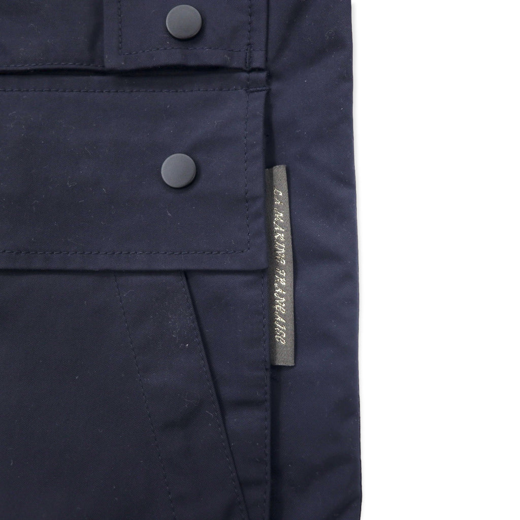 LA MARINE FRANCAISE SAMIA × T-400ビーチ ミリタリーコンビブルゾン ギミックジャケット 48 ネイビー ポリエステル MMG7711051 未使用品