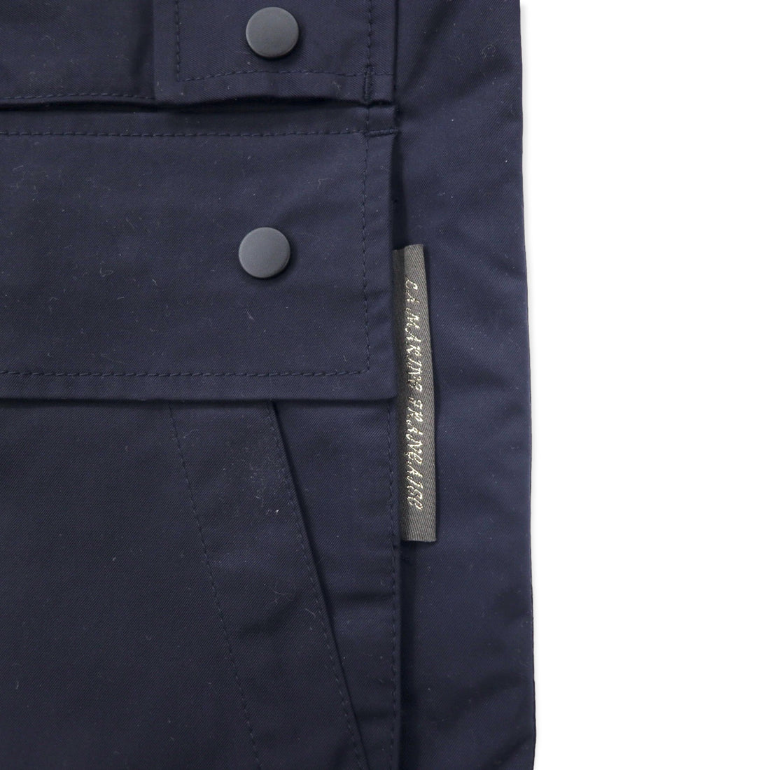LA MARINE FRANCAISE SAMIA × T-400ビーチ ミリタリーコンビブルゾン ギミックジャケット 48 ネイビー ポリエステル MMG7711051 未使用品