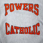 USA製 90年代 Gem SPORTSWEAR リバースウィーブ スウェット L グレー コットンPOWERS CATHOLIC プリント