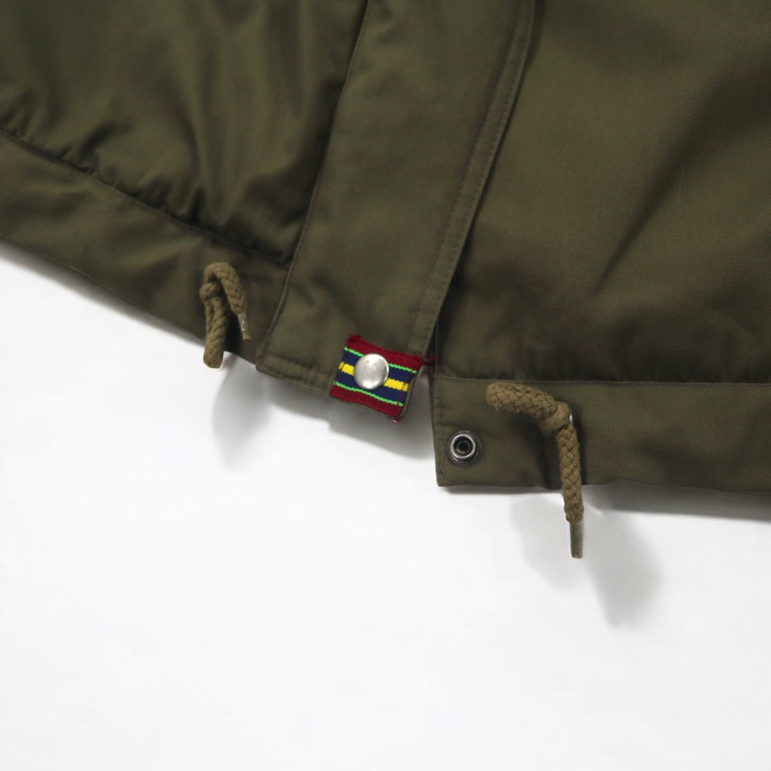 90s Military Insulation Coat, Padded Field Coat, Mod Coat, FREE Khaki, Quilted Liner, MULBERRY STREET
